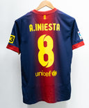 Barcelona 2012-13 Iniesta Home Kit (M)