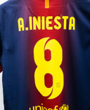 Barcelona 2012-13 Iniesta Home Kit (M)