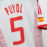 Spain 2002 Puyol Away Kit (L)