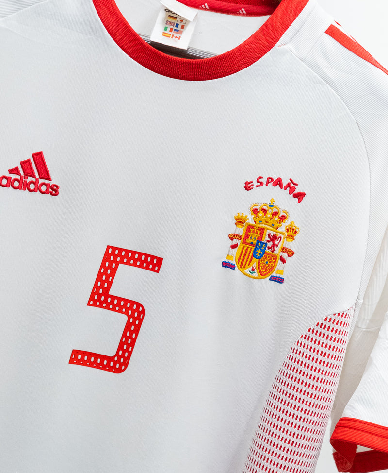 Spain 2002 Puyol Away Kit (L)