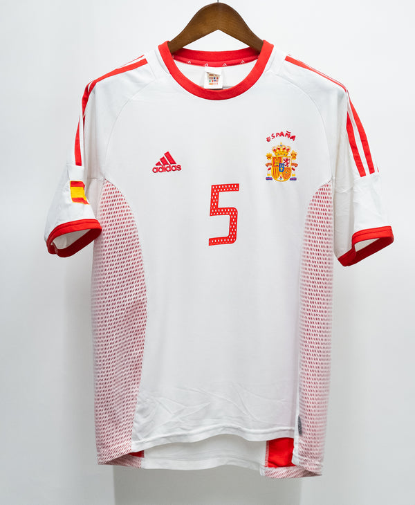 Spain 2002 Puyol Away Kit (L)