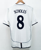 England 2002 Scholes Home Kit (L)