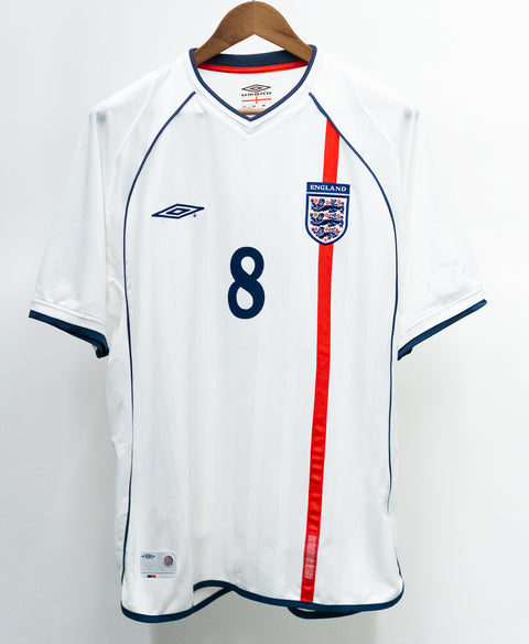 England 2002 Scholes Home Kit (L)