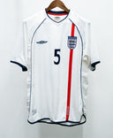 England 2002 Ferdinand Home Kit (L)