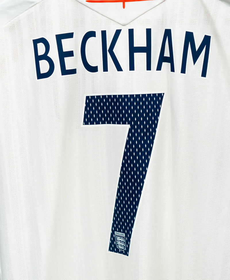 England 2008 Beckham Home Kit (2XL)