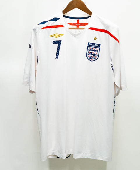 England 2008 Beckham Home Kit (2XL)