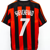AC Milan 2003-04 Shevchenko Player Issue Home Kit (M)