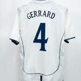 England 2002 Gerrard Home Kit (L)