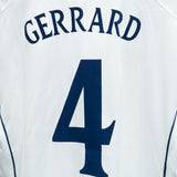 England 2002 Gerrard Home Kit (L)