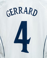 England 2002 Gerrard Home Kit (L)