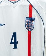 England 2002 Gerrard Home Kit (L)