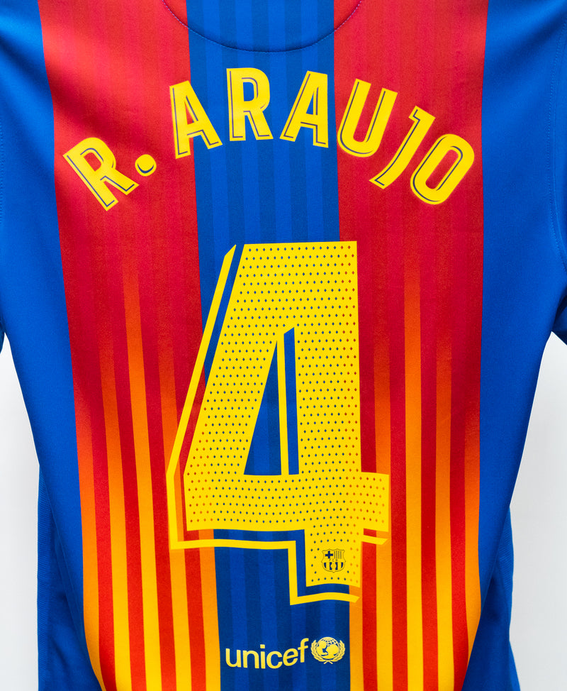 Barcelona 2021-22 R. Araujo Fourth Kit (S)