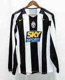 Juventus 2004-05 Del Piero Long Sleeve Home Kit (M)
