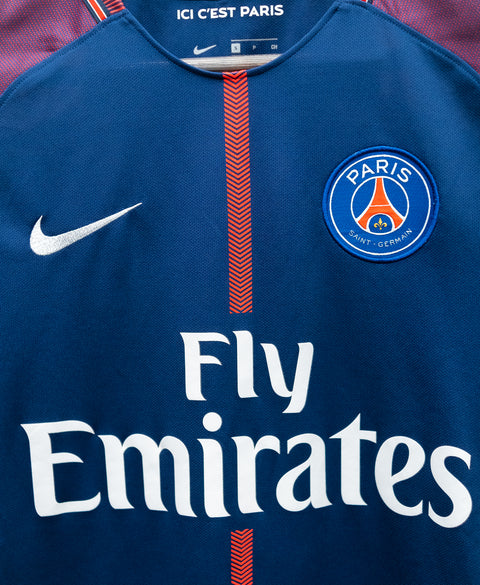 PSG 2017-18 Mbappe Home Kit (S)