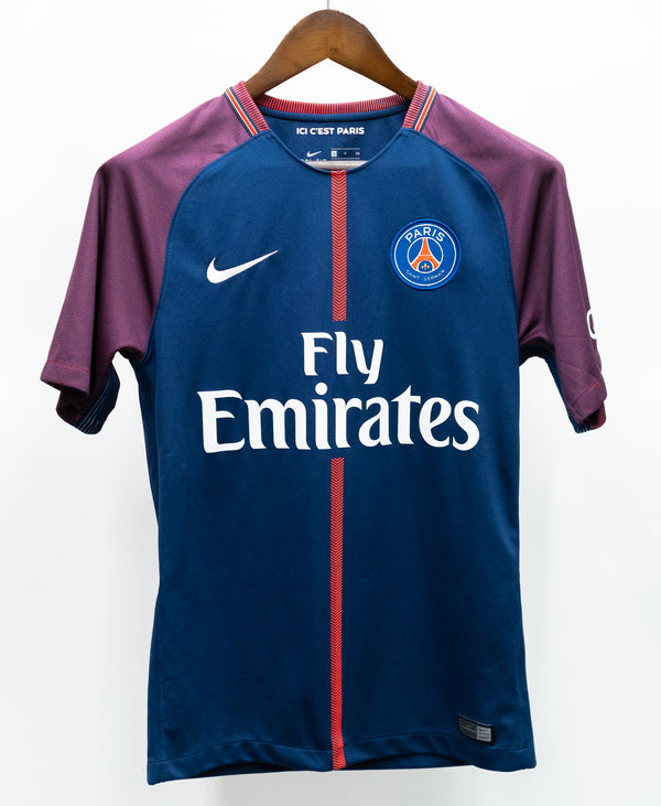 PSG 2017-18 Mbappe Home Kit (S)