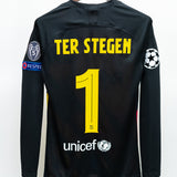 Barcelona 2019-20 Ter Stegen Long Sleeve Goalkeeper Kit (S)