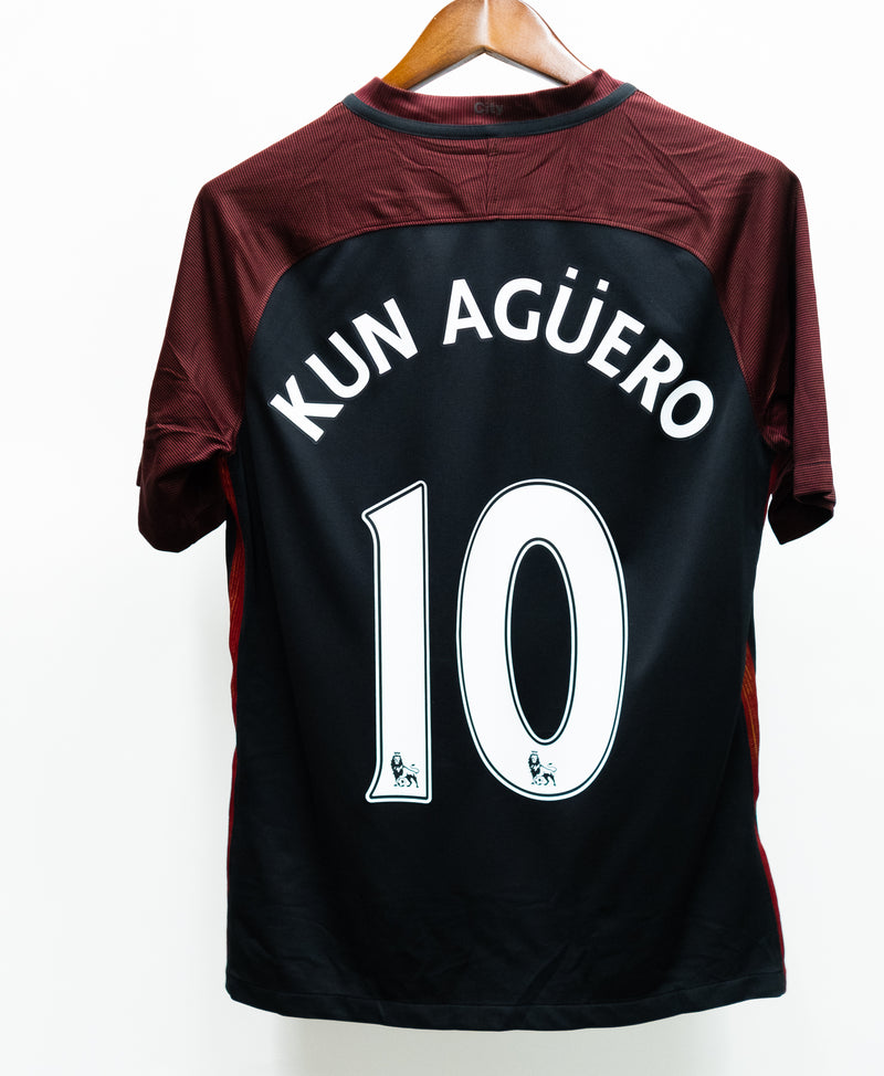 Manchester City 2016-17 Kun Aguero Away Kit (M)