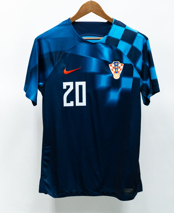 Croatia 2022 Gvardiol Away Kit (S)