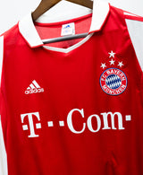 Bayern Munchen 2003-04 Ballack Long Sleeve Home Kit (XL)