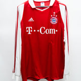 Bayern Munchen 2003-04 Ballack Long Sleeve Home Kit (XL)