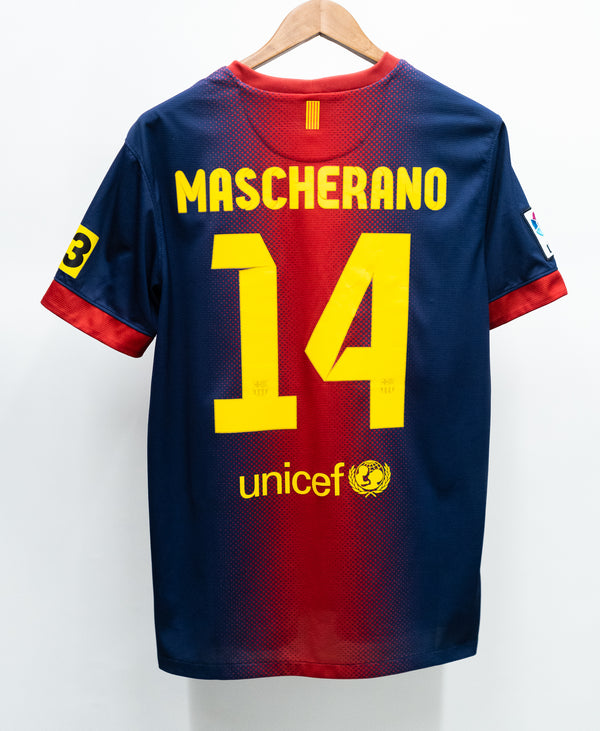 Barcelona 2012-13 Mascherano Home Kit (L)