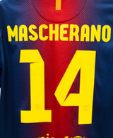 Barcelona 2012-13 Mascherano Home Kit (L)