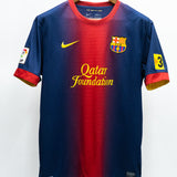 Barcelona 2012-13 Mascherano Home Kit (L)