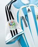 Argentina 2006 Messi Home Kit (S)
