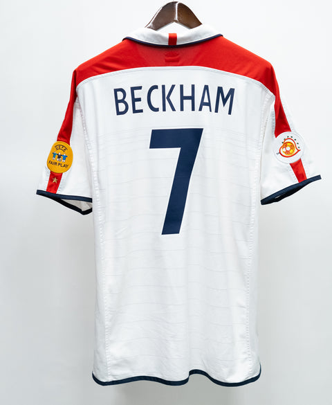 England 2004 Beckham Home Kit (XL)