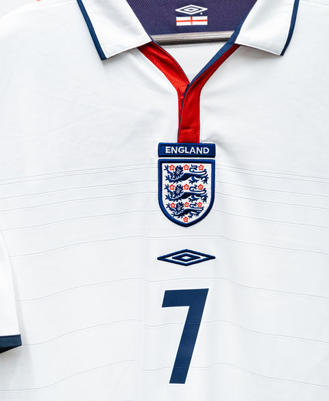 England 2004 Beckham Home Kit (XL)