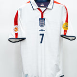 England 2004 Beckham Home Kit (XL)