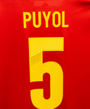 Spain 2012 Puyol Home Kit W/ Tags (M)