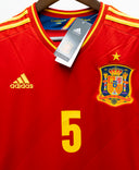 Spain 2012 Puyol Home Kit W/ Tags (M)