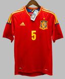 Spain 2012 Puyol Home Kit W/ Tags (M)