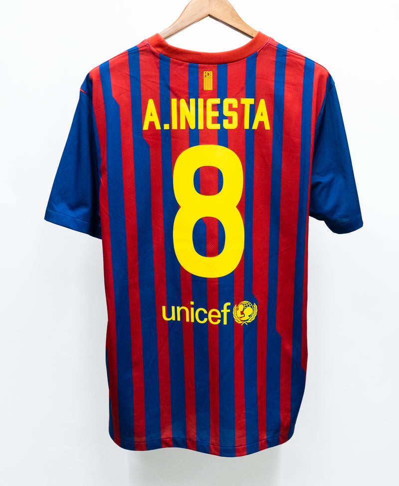 Barcelona 2011-12 A. Iniesta Home Kit (XL)