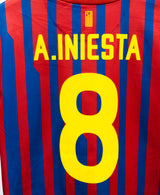 Barcelona 2011-12 A. Iniesta Home Kit (XL)