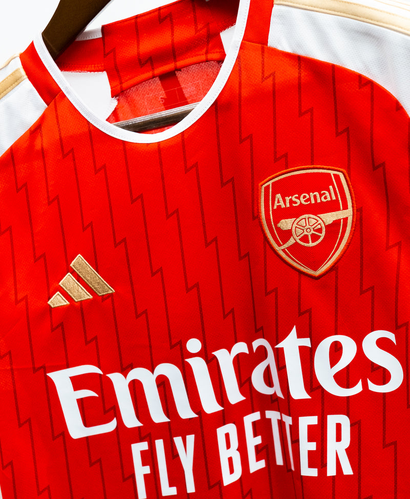 Arsenal 2023-24 Martinelli Long Sleeve Home Kit (S)