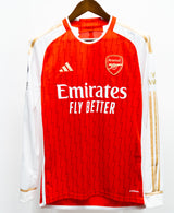 Arsenal 2023-24 Martinelli Long Sleeve Home Kit (S)