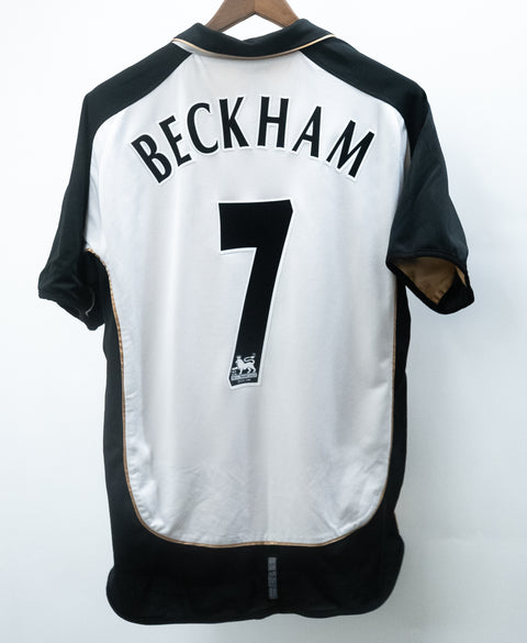 Manchester United 2001-02 Beckham Reversible Away & Third Kit (L)