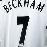 Manchester United 2001-02 Beckham Reversible Away & Third Kit (L)