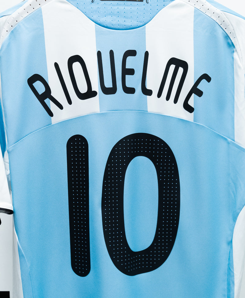 Argentina 2008 Riquelme Home Kit W/ Tags (L)