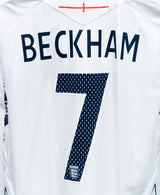 England 2008 Beckham Home Kit (M)