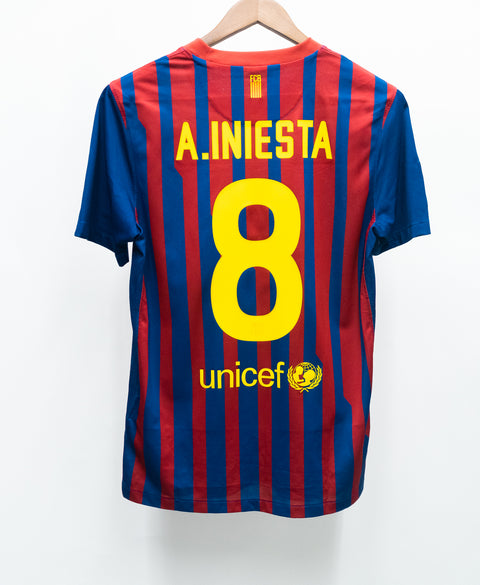 Barcelona 2011-12 A. Iniesta Home Kit (S)