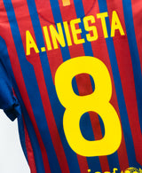 Barcelona 2011-12 A. Iniesta Home Kit (S)