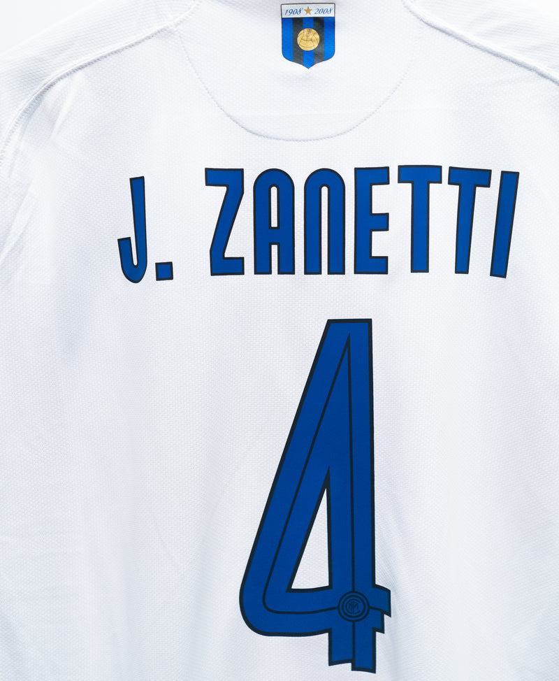 Inter Milan 2007-08 J. Zanetti Away Kit (XL)