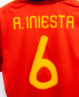 Spain 2010 A. Iniesta Home Kit (M)