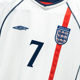England 2002 Beckham Home Kit (S)