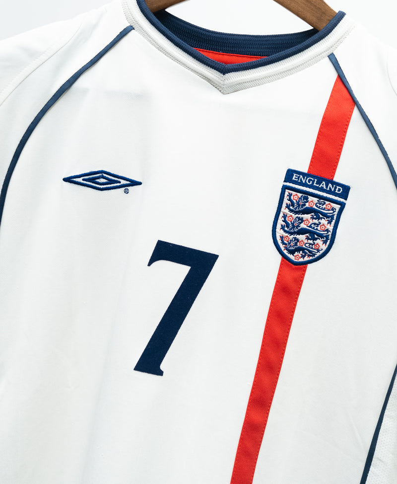 England 2002 Beckham Home Kit (S)