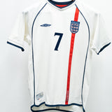 England 2002 Beckham Home Kit (S)