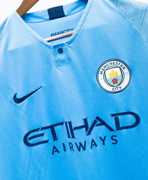 Manchester City 2018-19 Bernardo Home Kit (M)